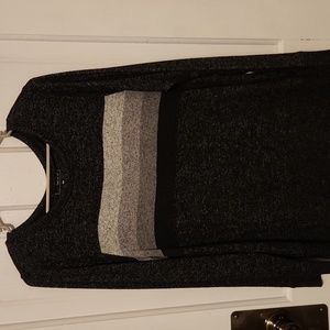 Women's Sonoma Medium Black & Gray Sweater